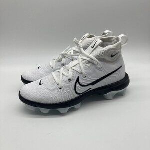 Nike Alpha Huarache NXT MCS Baseball Cleats Mens 7.5 White Black DJ6519-101 NEW